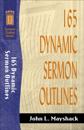 165 Dynamic Sermon Outlines (Sermon Outline Series)
