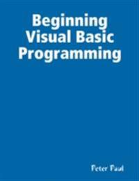 Beginning Visual Basic Programming