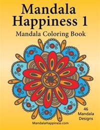 Mandala Happiness 1, Mandala Coloring Book
