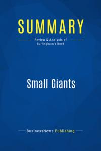 Summary : Small Giants - Bo Burlingham