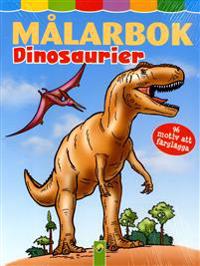 Målarbok Dinosaurier