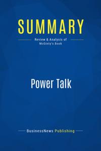 Summary : Power Talk - Sarah Mcginty