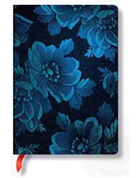 Blue Muse Midi Lined Notebook