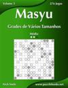 Masyu Grades de Vários Tamanhos - Médio - Volume 3 - 276 Jogos