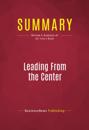 Summary: Leading From the Center