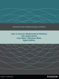 John E. Freund's Mathematical Statistics with Applications: Pearson New International Edition