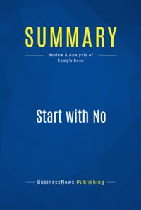 Summary : Start With No - Jim Camp