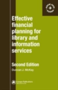 Effective Financial Planning for Library and Information Services