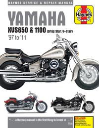 Haynes Yamaha Xvs650 & 1100 Drag Star, V-star '97 to '11 Repair Manual