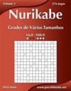 Nurikabe Grades de Vários Tamanhos - Fácil ao Difícil - Volume 1 - 276 Jogos