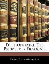 Dictionnaire Des Proverbes Français
