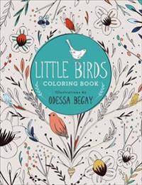 Little Birds Adult Coloring Book