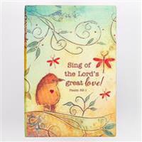 Journal Printed Lux-Leather Sing Great Love Psalm 89:1