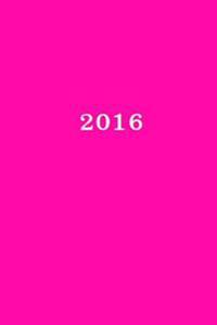 2016: B029: Kalender/Dato Bog: 1 Uge Pa 2 Sider, Format 6