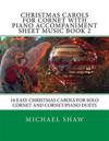Christmas Carols For Cornet With Piano Accompaniment Sheet Music Book 2
