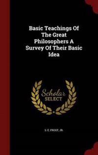 Basic Teachings of the Great Philosophers a Survey of Their Basic Idea