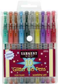 Gel Pen/10 Ct Glitter
