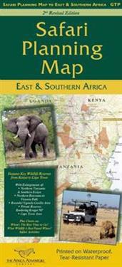 Safari Planning Map East & Southern Africa