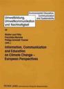 Information, Communication and Education on Climate Change - European Perspectives