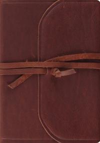 Journaling Bible-ESV-Interleaved Flap with Strap