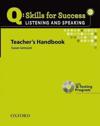 Q Skills for Success: Listening and Speaking 3: Teacher's Book with Testing Program CD-ROM