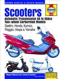Scooters Service and Repair Manual: Automatic Transmission, 50 to 250cc Two-Wheel, Carbureted Models