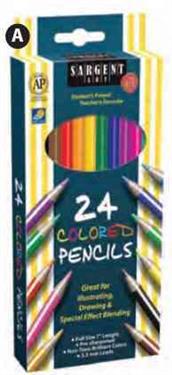 Pencil/24 Ct. Colored