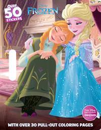 Disney Frozen Coloring Floor Pad: With Over 30 Pull-Out Coloring Pages