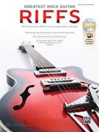 The Greatest Rock Guitar Riffs: Guitar Tab, Book & DVD-ROM
