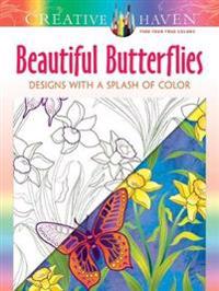 Beautiful Butterflies Adult Coloring Book