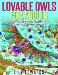 Lovable Owl for Adults: Coloring Book for Adults