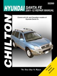 Hyundai Santa Fe Service and Repair Manual 2001-12