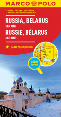 MARCO POLO Länderkarte Russland, Ukraine, Weißrussland 1:2 000 000
