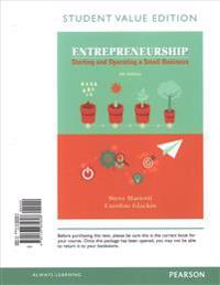 Entrepreneurship: Starting and Operating a Small Business, Student Value Edition Plus Mylab Entrepreneurship with Pearson Etext -- Acces