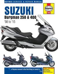 Haynes Suzuki Burgman 250 & 400 '98 to '15 Repair Manual