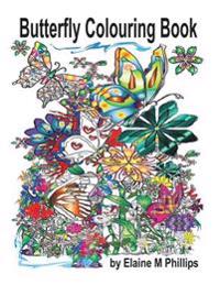 Butterfly Colouring Book: Adult Colouring Book