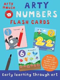 Arty Numbers Flash Cards