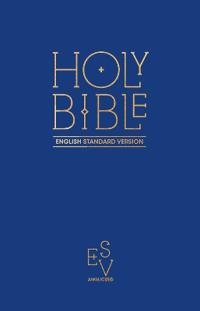 Holy Bible: English Standard Version (ESV) Anglicised Pew Bible (Blue Colour)