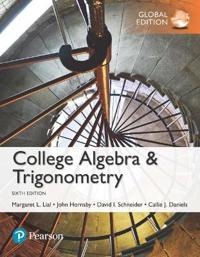 College algebra and trigonometry, global edition