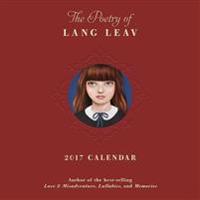 The Poetry of Lang Leav 2017 Wall Calendar