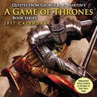 Quotes from George R.R. Martin's a Game of Thrones Book Series 2017 Day-To-Day C