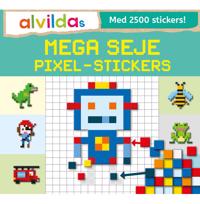 Alvildas mega seje pixel-stickers (sæt á 3 stk)
