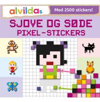 Alvildas sjove og søde pixel-stickers (sæt á 3 stk.)