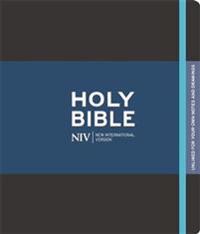 NIV Black Journalling Bible with Unlined Margins