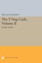 The T'ang Code, Volume II