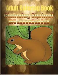 Adult Coloring Book Charming Squirrel Mandala