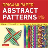 Origami Paper Abstract Patterns 8 1/4 Inch 48 Sheets
