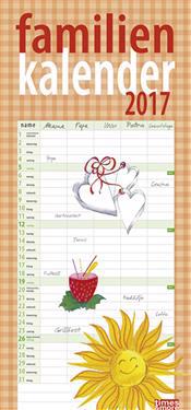times&more Schaffner Familienplaner - Kalender 2017