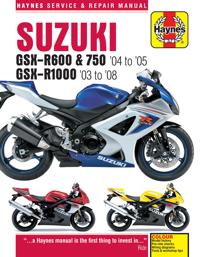 Suzuki GSX-R600/750 Motorcycle Repair Manual