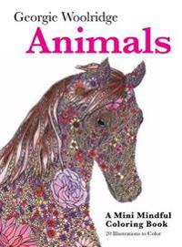 Animals: A Mini Mindful Coloring Book